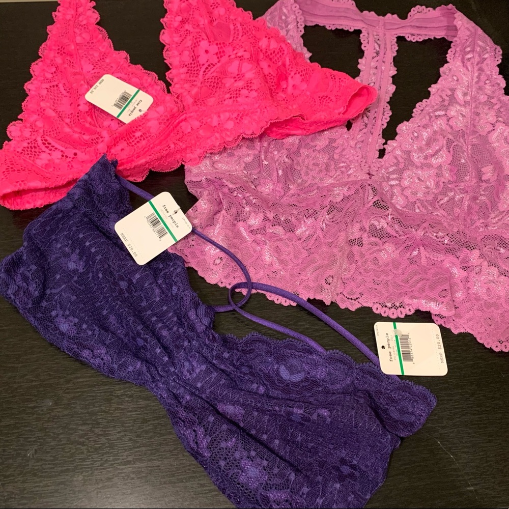 Free People Bralette - Bundle of 3 sz. L